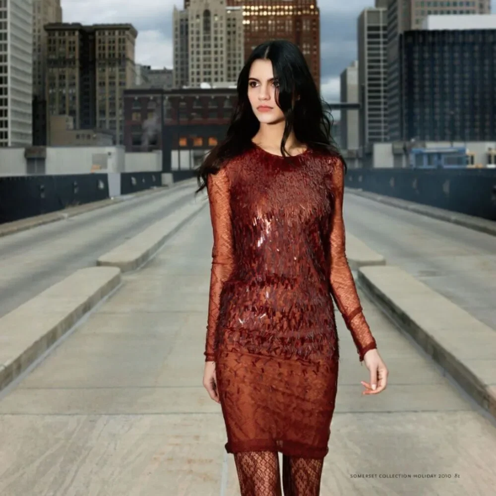 Gucci 2010 sequin lace dress Runway size US 2 - Picture 4 of 14